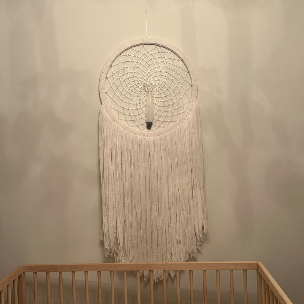 SALE! GORGEOUS! Oversized Custom-made Dream Catcher!
